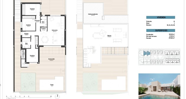 Nieuwbouw - Villa - Los Alcázares - Serena Golf