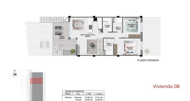 Nieuwbouw - Bungalow - Pilar de La Horadada - pueblo