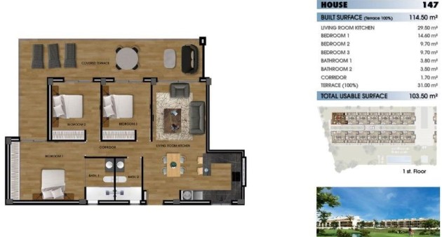 New Build - Apartment - Los Alcázares - La Serena Golf