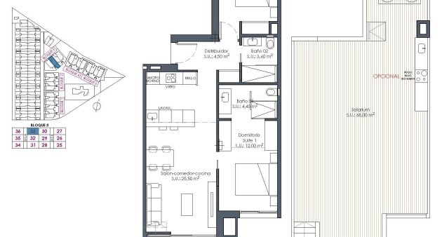 New Build - Penthouse - Los Alcázares - Serena Golf