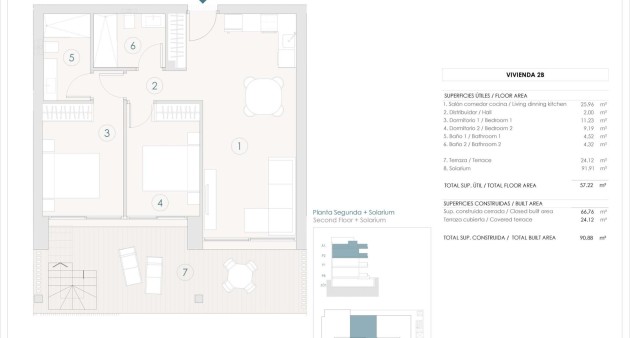 Nybygg - Toppleilighet - Benijófar - Pueblo