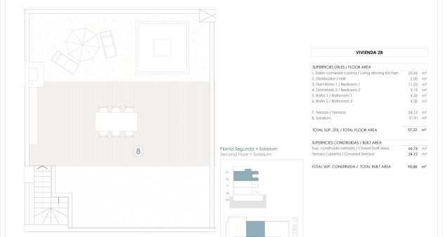 Nybygg - Toppleilighet - Benijófar - Pueblo
