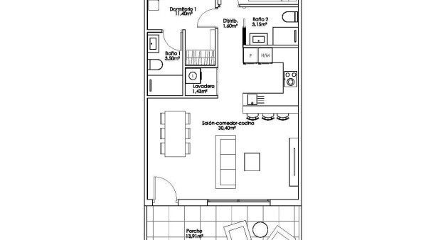 Nowo zbudowane - Bungalow - Pilar de La Horadada - Parque Ramon eugenio Escudero