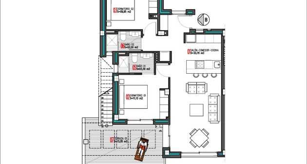 Nybygg - Toppleilighet - Torrevieja - Aguas Nuevas