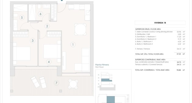 Nowo zbudowane - Apartament - Benijófar - Pueblo