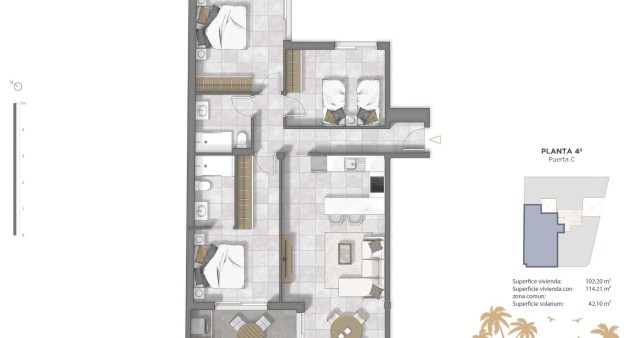 Nybygg - Toppleilighet - Guardamar del Segura - Pueblo