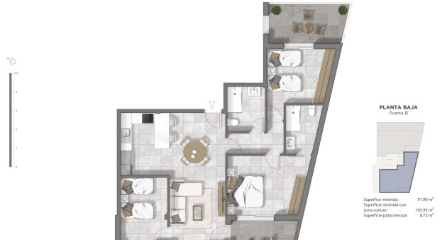 Nowo zbudowane - Apartament - Guardamar del Segura - Pueblo