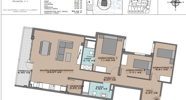 Nybygg - Leilighet - Algorfa - Pueblo