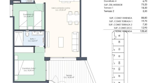 Novostavba - Apartment - Benijófar - Pueblo