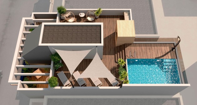 Nybygg - Toppleilighet - Torrevieja - Playa del Acequión
