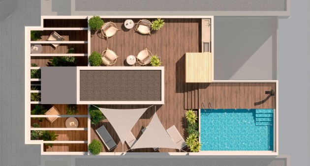 Nybygg - Toppleilighet - Torrevieja - Playa del Acequión