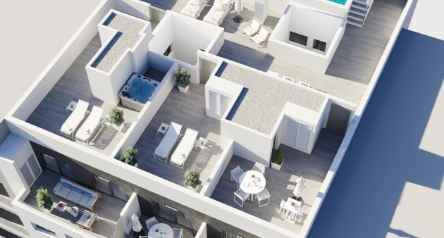 Nybygg - Toppleilighet - Torrevieja - Centro