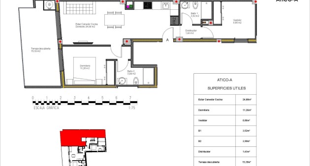 Nybygg - Toppleilighet - Torrevieja - Centro