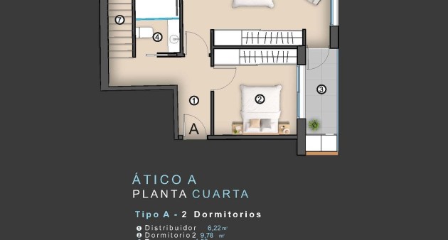 Nybygg - Toppleilighet - Torrevieja - Centro