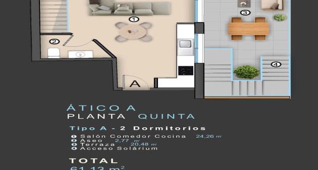 Nybygg - Toppleilighet - Torrevieja - Centro