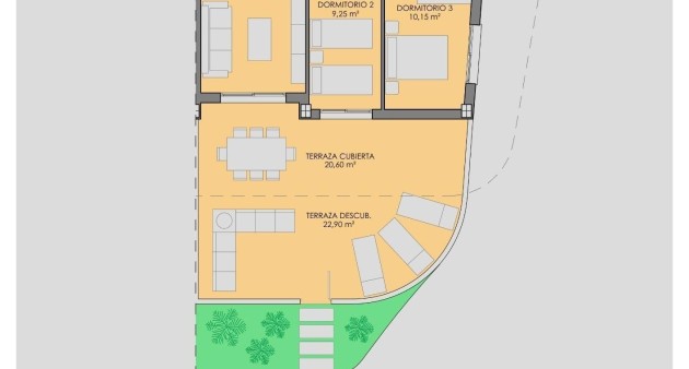 Nowo zbudowane - Apartament - Los Alcázares - Serena Golf