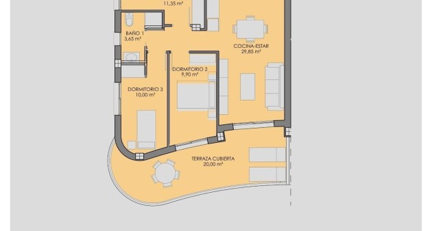 Nowo zbudowane - Apartament - Los Alcázares - Serena Golf