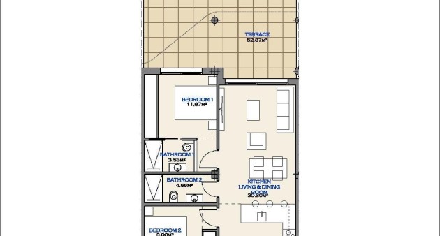 Nowo zbudowane - Apartament - Los Alcázares - Serena Golf