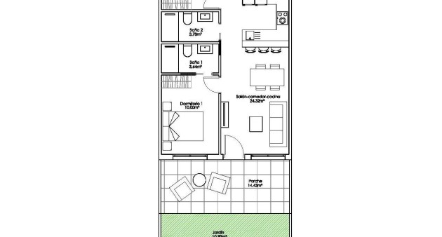 Nybygg - Bungalow - Pilar de La Horadada - Parque Ramon eugenio Escudero