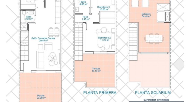Nouvelle construction - Town House - Pilar de La Horadada - Lo Monte