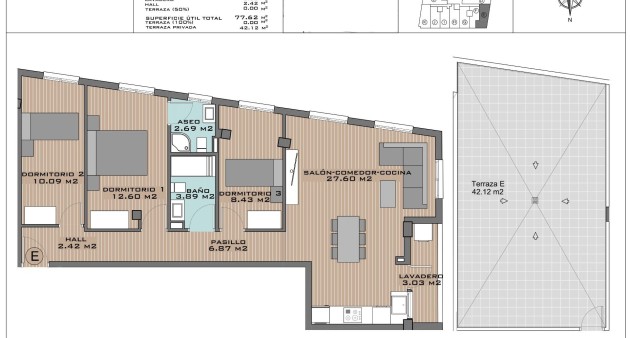 Nowo zbudowane - Penthouse - Algorfa - Pueblo