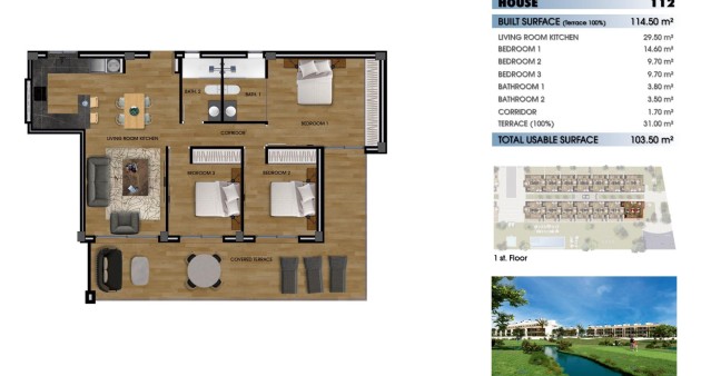Nowo zbudowane - Apartament - Los Alcázares - La Serena Golf