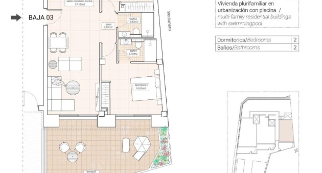 Nowo zbudowane - Apartament - Hondon de las Nieves - Pueblo