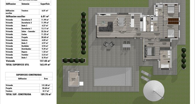 Nouvelle construction - Villa - Aspe - Poligono 19