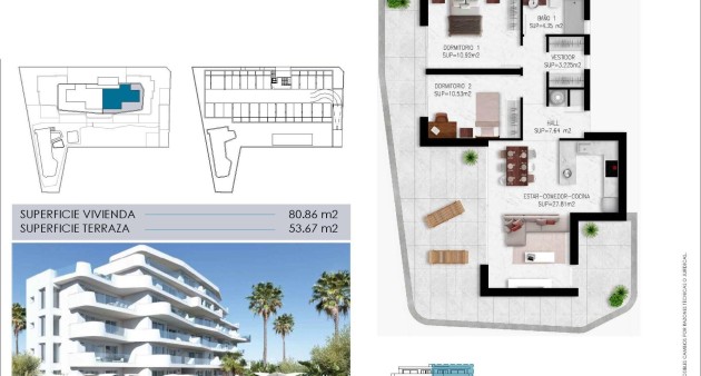 Nouvelle construction - Penthouse - Pilar de La Horadada - Mil Palmeras