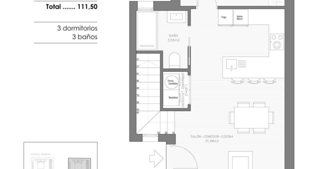 New Build - Penthouse - Benejuzar - pueblo