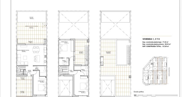 Novostavba - Town House - San Javier - pueblo