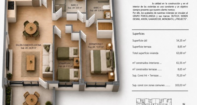 Nybygg - Leilighet - Villajoyosa - Cala de Finestrat