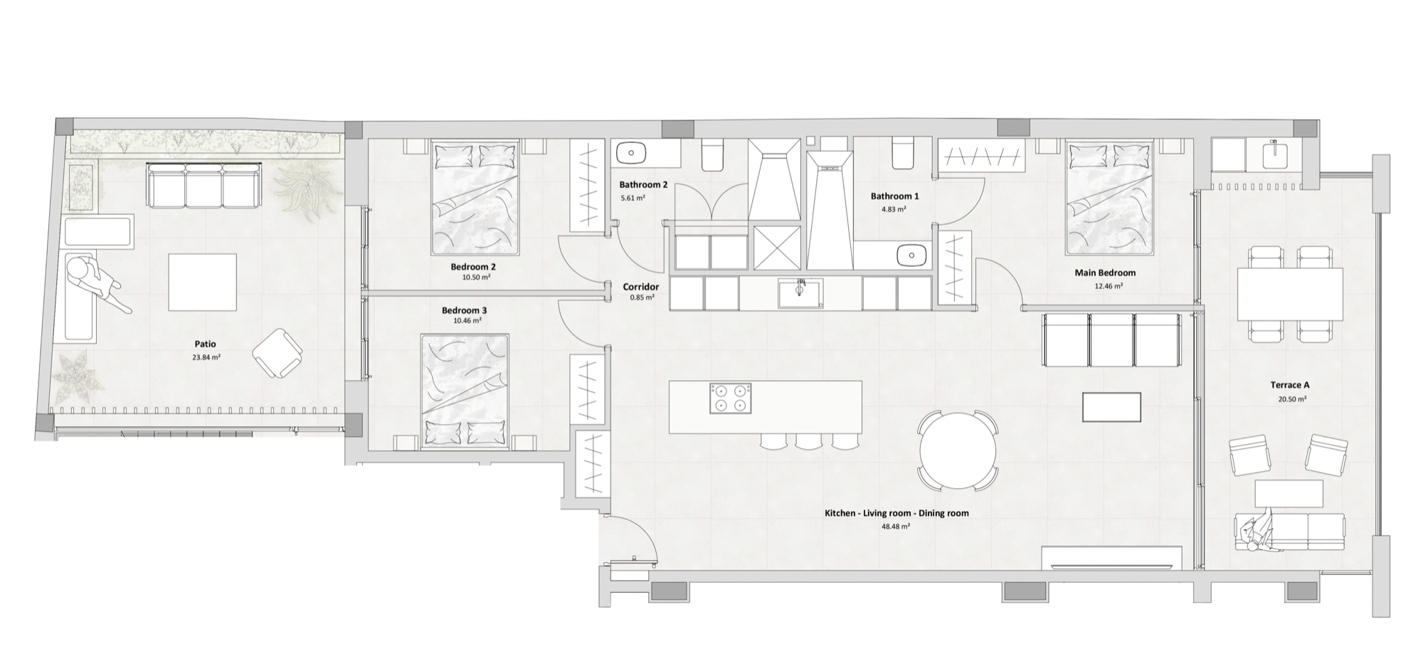 Nowo zbudowane - Apartament - La Mata