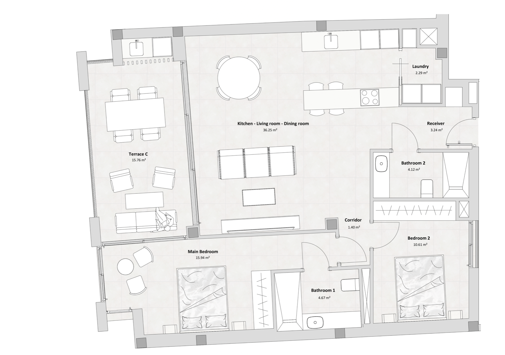Nowo zbudowane - Apartament - La Mata