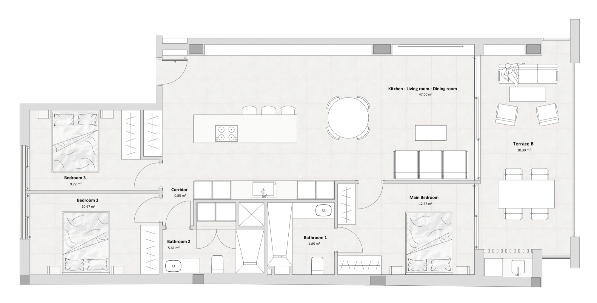 Nowo zbudowane - Apartament - La Mata
