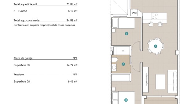 Nowo zbudowane - Apartament - Jacarilla