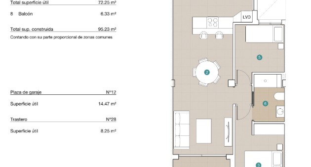 Nowo zbudowane - Apartament - Jacarilla