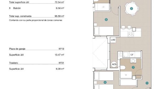 Nowo zbudowane - Apartament - Jacarilla