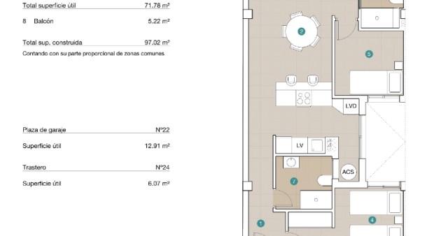 Nowo zbudowane - Apartament - Jacarilla