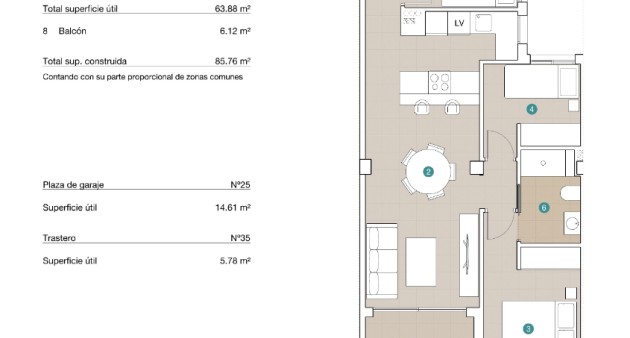 Nieuwbouw - Appartement - Jacarilla