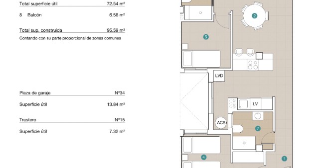 Nowo zbudowane - Apartament - Jacarilla